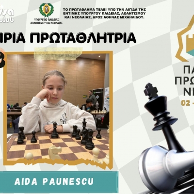 Νεανικό Πρωτάθλημα Σκακιού 2026